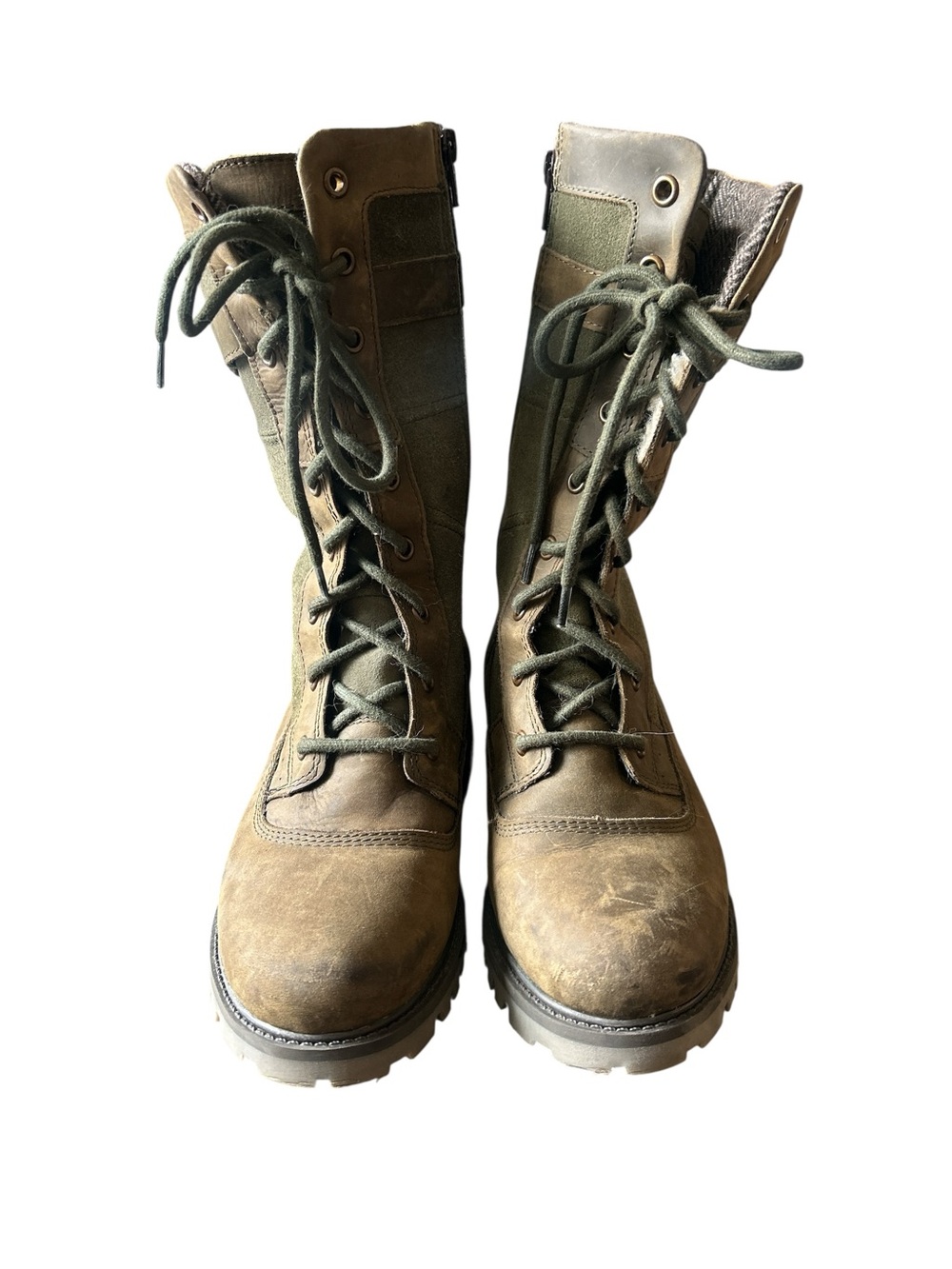 Kamik Rogue 10 Heat-MX Insulated Waterproof Boots Olive Green Suede and Leather